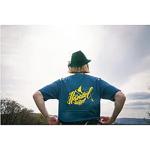 "Hänsel" Oversized T-Shirt dunkelblau — Produktbild 4